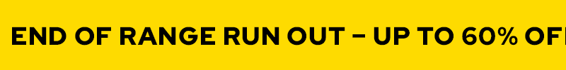 END OF RANGE RUN OUT UP TO 60% OFF
