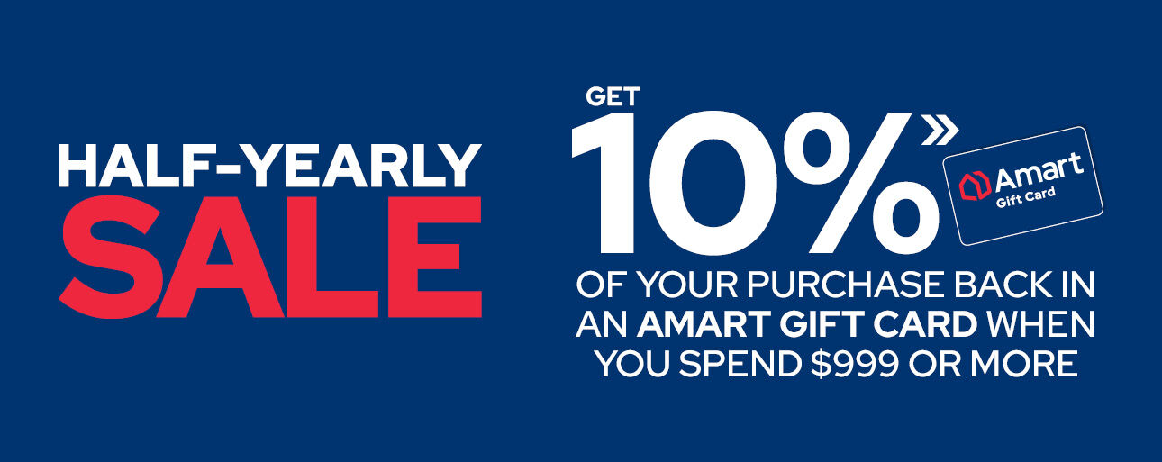 Half-Yearly Sale Amart Gift Card Offer