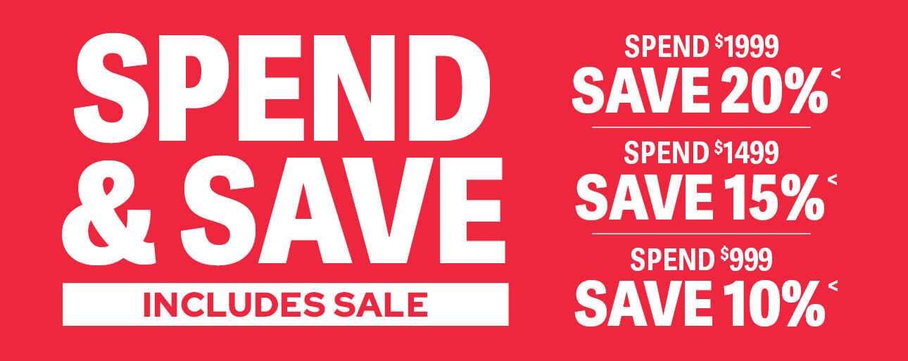 Spend & Save Incl Sale<
