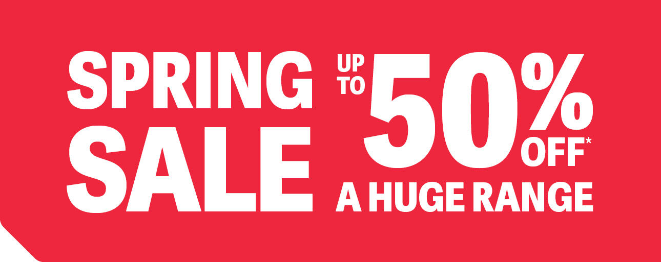 UP TO 50% OFF SPRING SALE