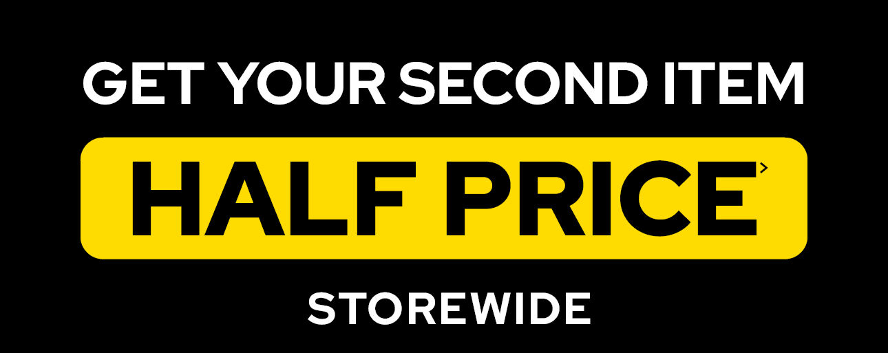 Get Your Second Item Half Price