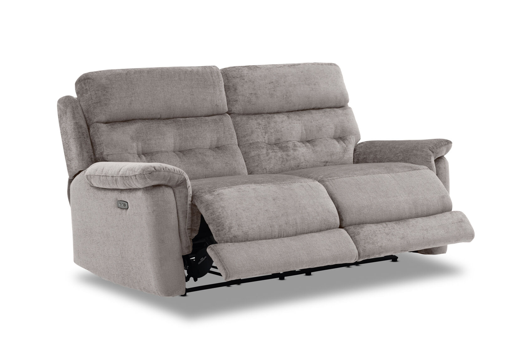 OBERTO FABRIC - 2 Seater with Electric Recliners OBERTO FABRIC