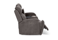 BAYTOWN FABRIC - 2 Seater Electric Recliners with Console BAYTOWN FABRIC