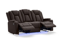TRAVIS FABRIC - 3 Seater with Recliners TRAVIS FABRIC
