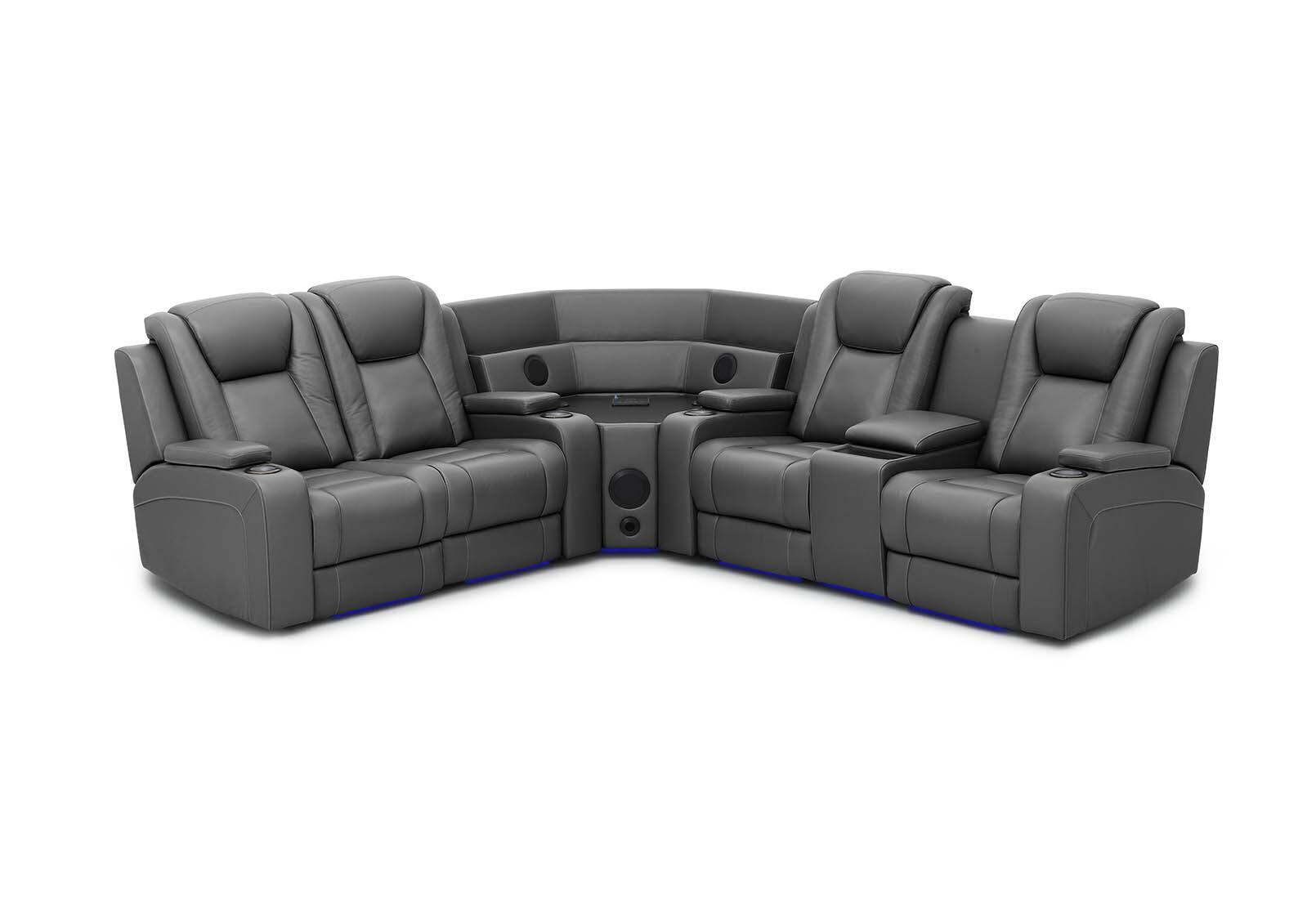 SENTINAL MK2 LEATHER - 4 Piece Corner with RHF Console SENTINAL MK2 LEATHER