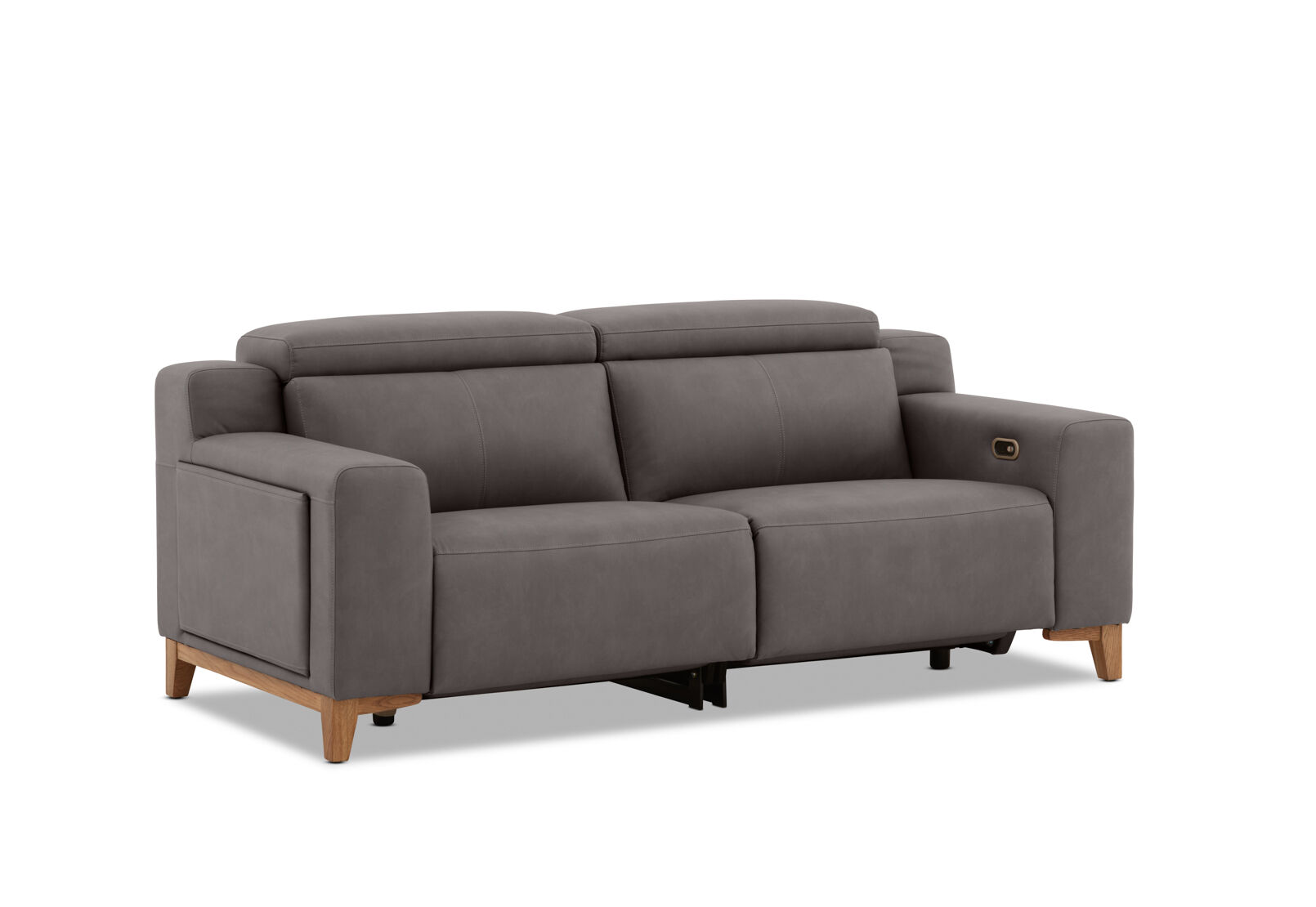 GAGE FABRIC - 2 Seater Sofa with Inbuilt Electric Recliners GAGE FABRIC