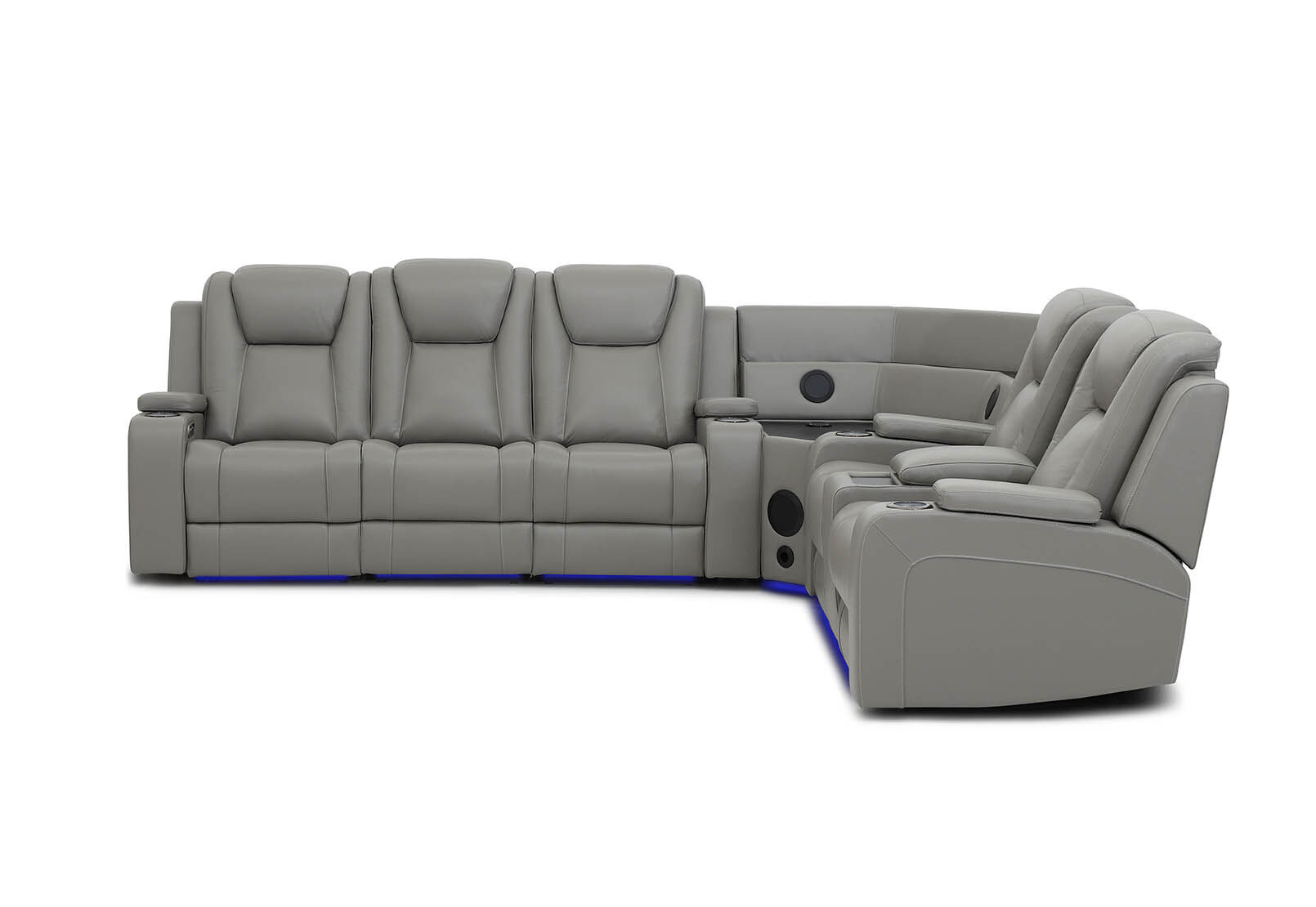 SENTINAL MK2 LEATHER - 5 Piece Corner with RHF Console SENTINAL MK2 LEATHER