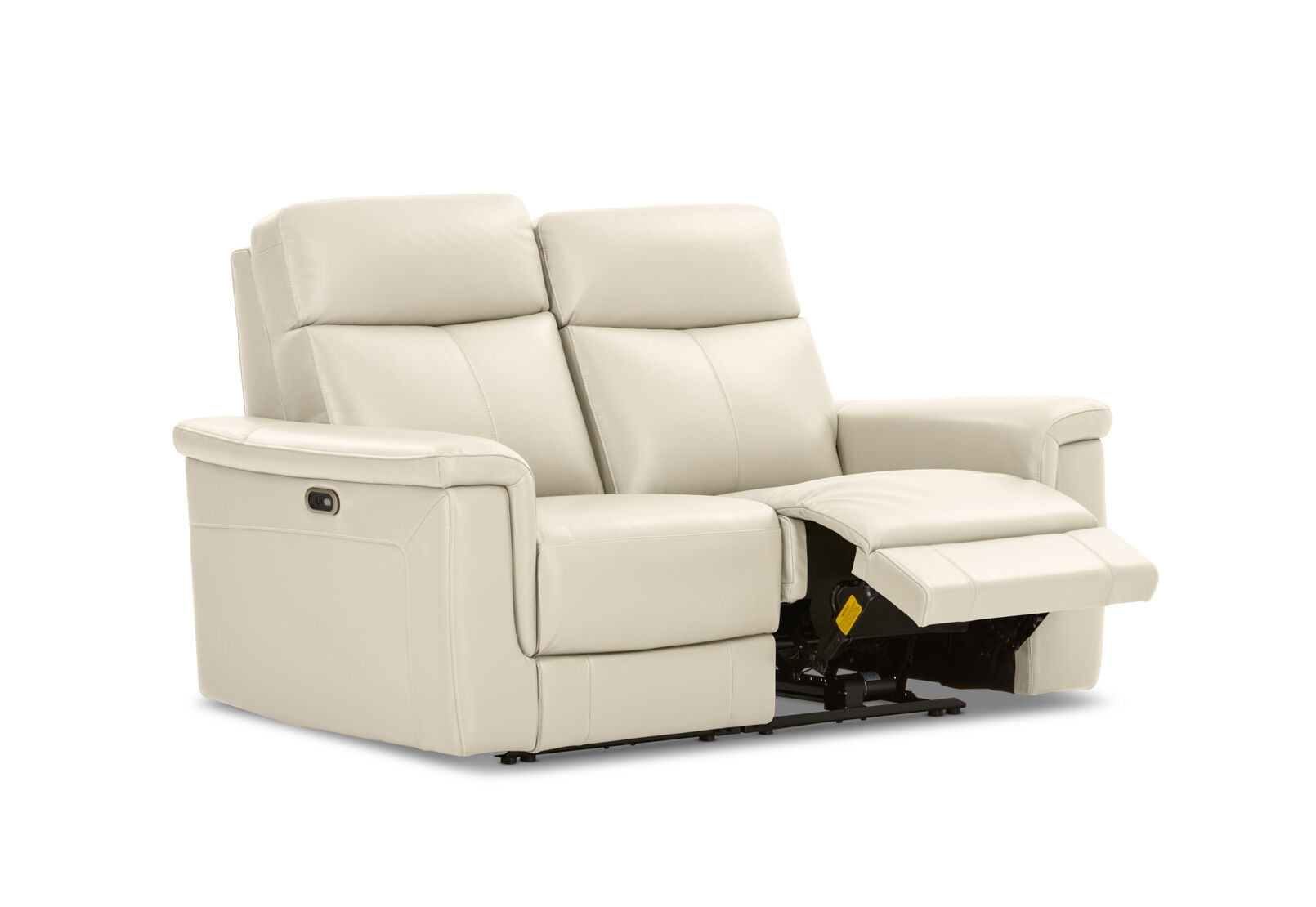 SERGIO LEATHER - 2 Seater with Electric Recliners SERGIO LEATHER