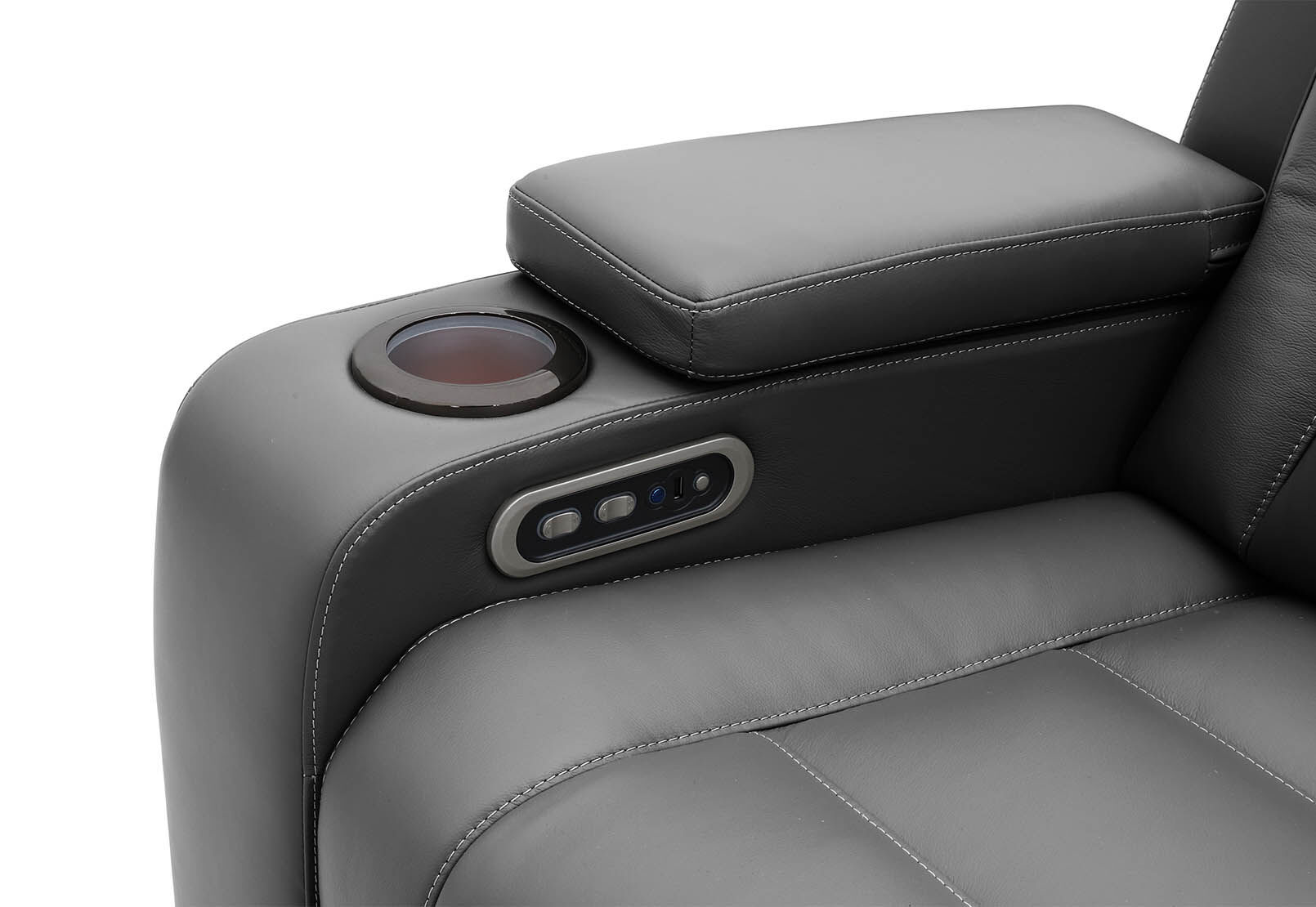 SENTINAL MK2 LEATHER - 4 Piece Corner with LHF Console SENTINAL MK2 LEATHER
