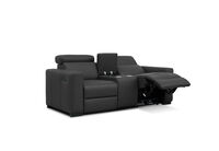 DAMIAN LEATHER - 2 Seater Sofa with inbuilt Electric Recliners DAMIAN LEATHER