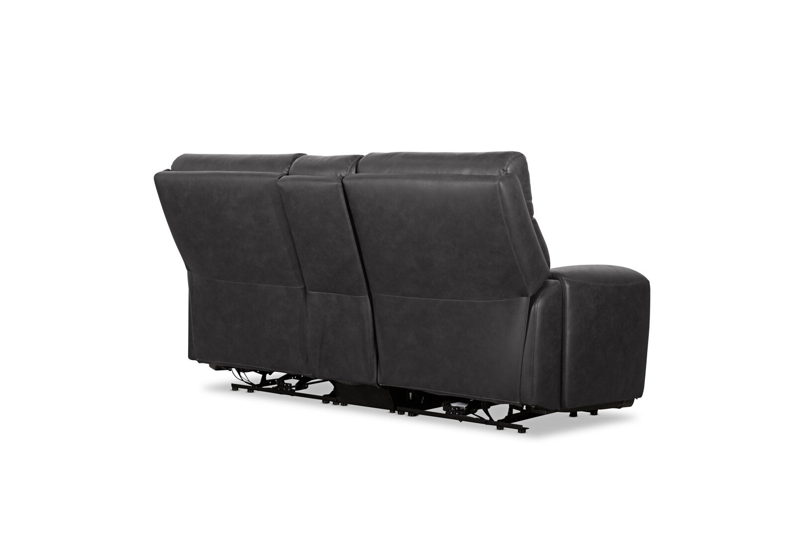 HOLLYWOOD FABRIC - Media 2 Seater with Electric Recliners & Console HOLLYWOOD FABRIC