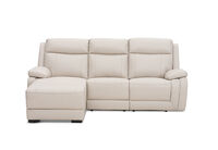 SAN MARCO - Leather 3 Seater Left-Hand Facing Chaise SAN MARCO