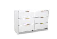 CARRARA - 6 Drawer Dresser CARRARA