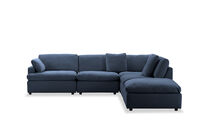 SUNNI FABRIC - 5 Piece Lounge Setting SUNNI FABRIC