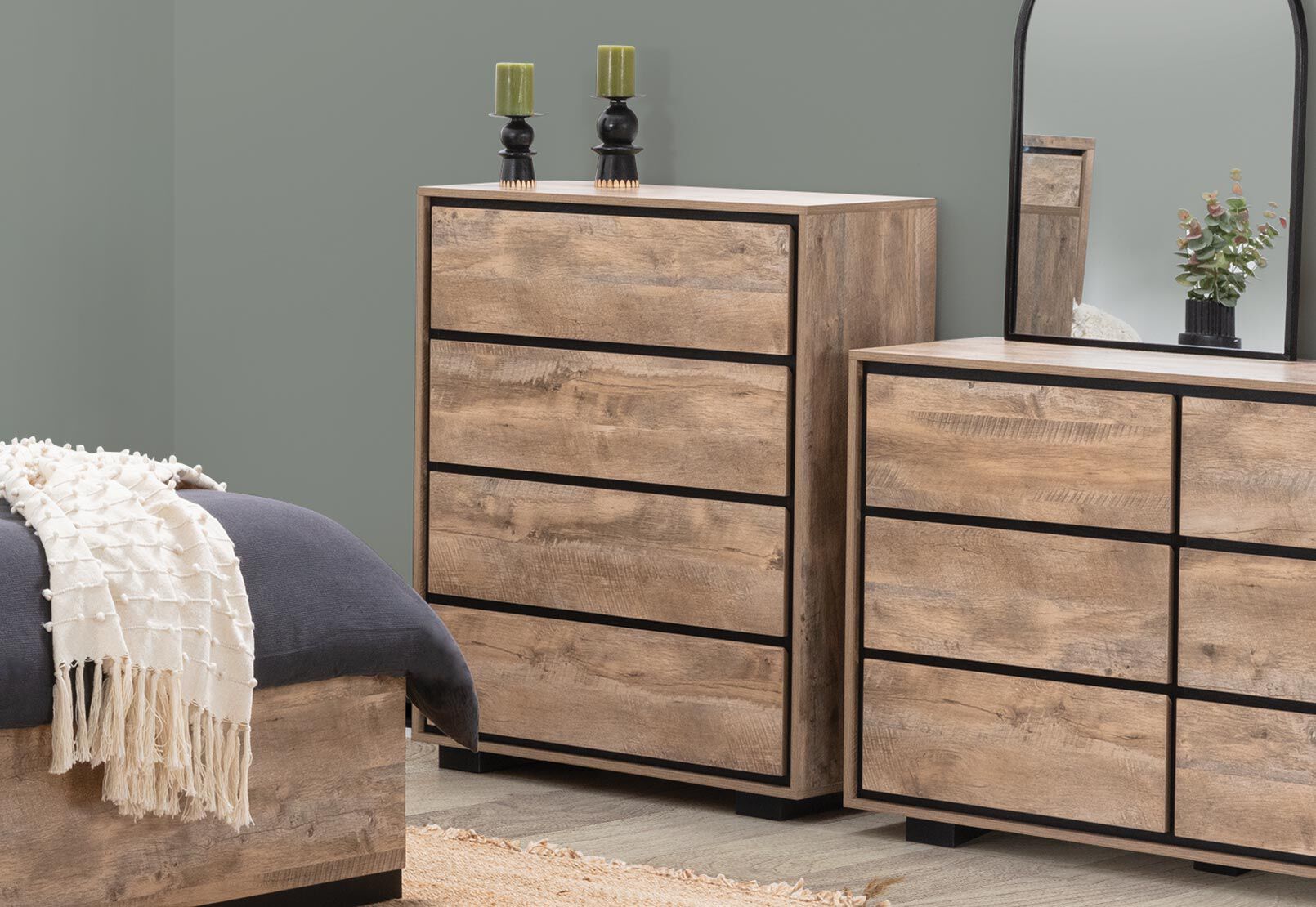 NICHOLSON - 4 Drawer Tall Chest NICHOLSON