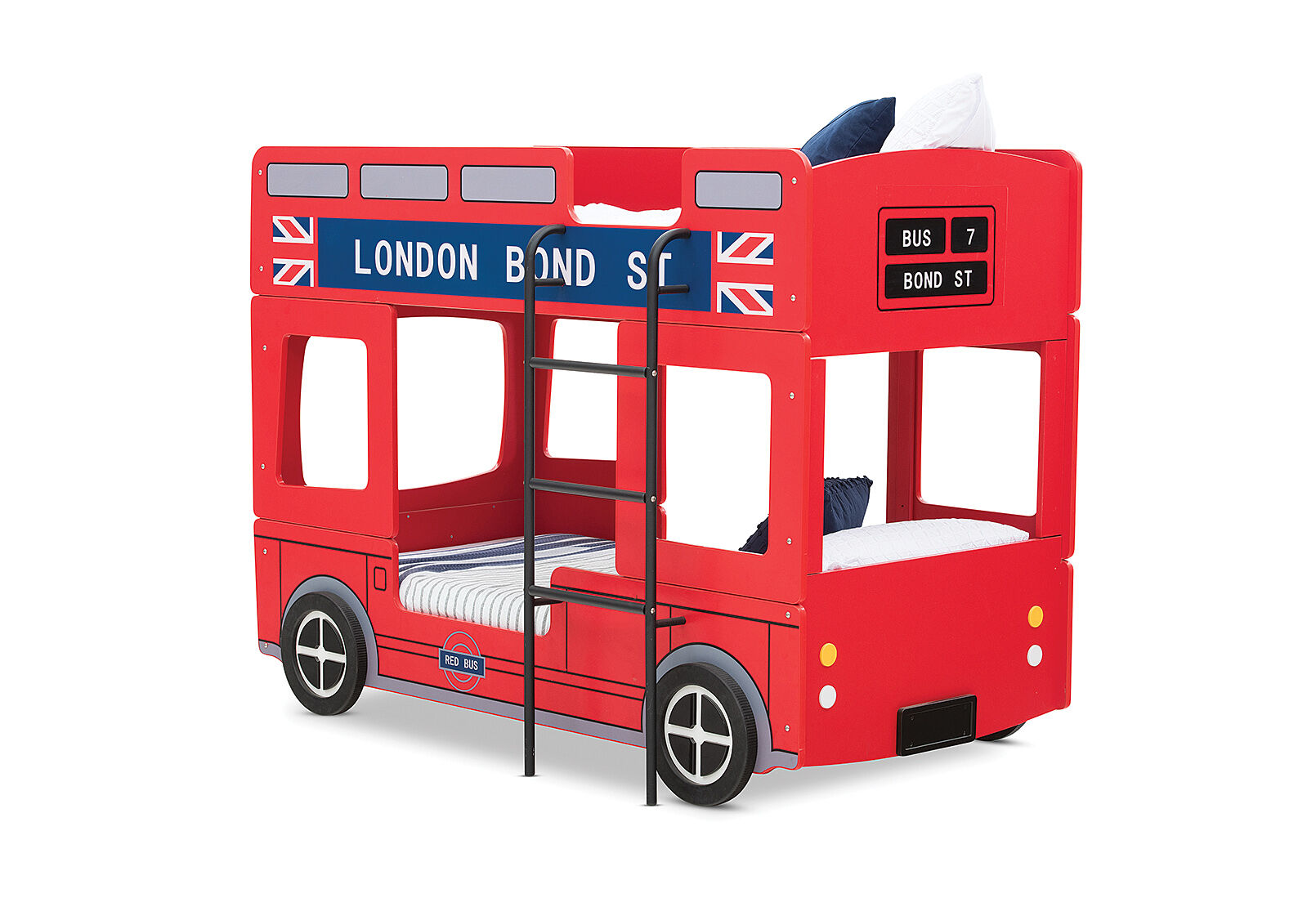 RED LONDON BUS Bunk Bed Amart Furniture