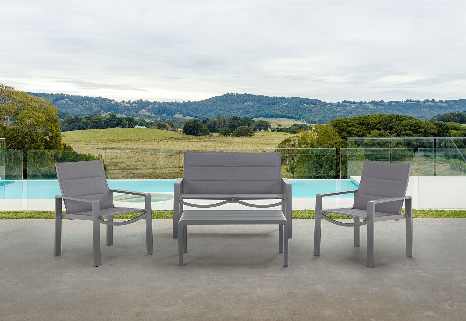 CAPRAIA - 4 Piece Outdoor Lounge Setting CAPRAIA