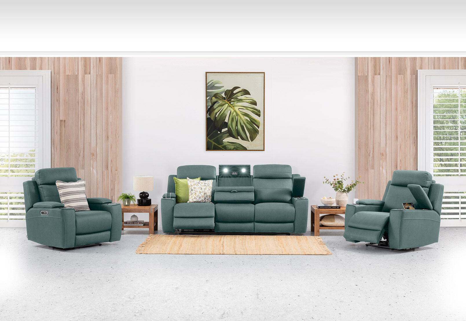 ALEXIOS - 3 Seater with Electric Recliner ALEXIOS