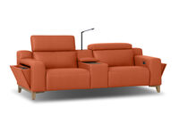 GAGE LEATHER - 2S with Inbuilt Electric Recliners and Console GAGE LEATHER