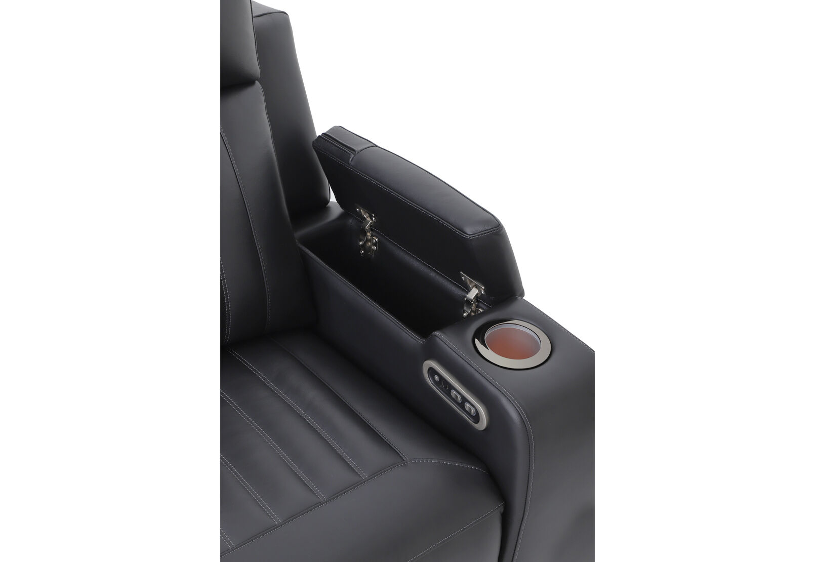 THANE LEATHER - 2 Seater with Electric Recliners THANE LEATHER