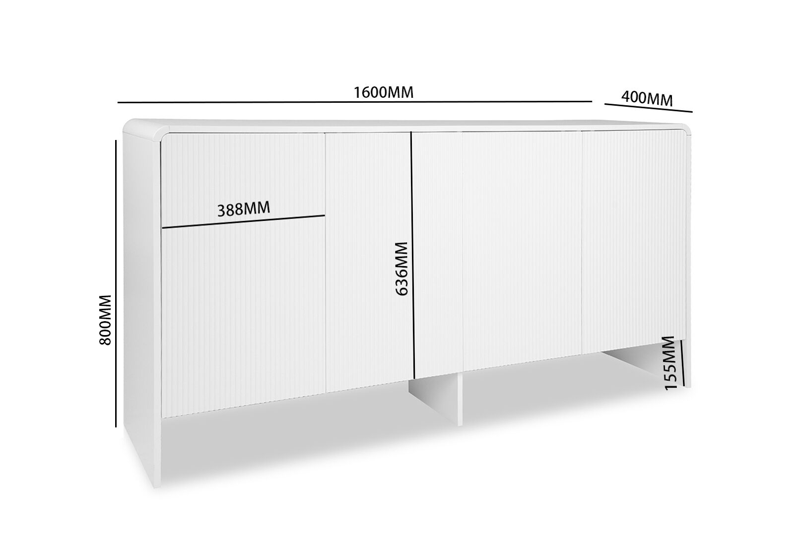 PALMEA - 4 Door Buffet PALMEA