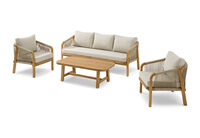 KUSUMA - 4 Piece Outdoor Lounge Setting KUSUMA