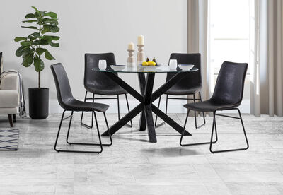 PROMENADE - 5 Piece Dining Suite with Loire Dining Chairs