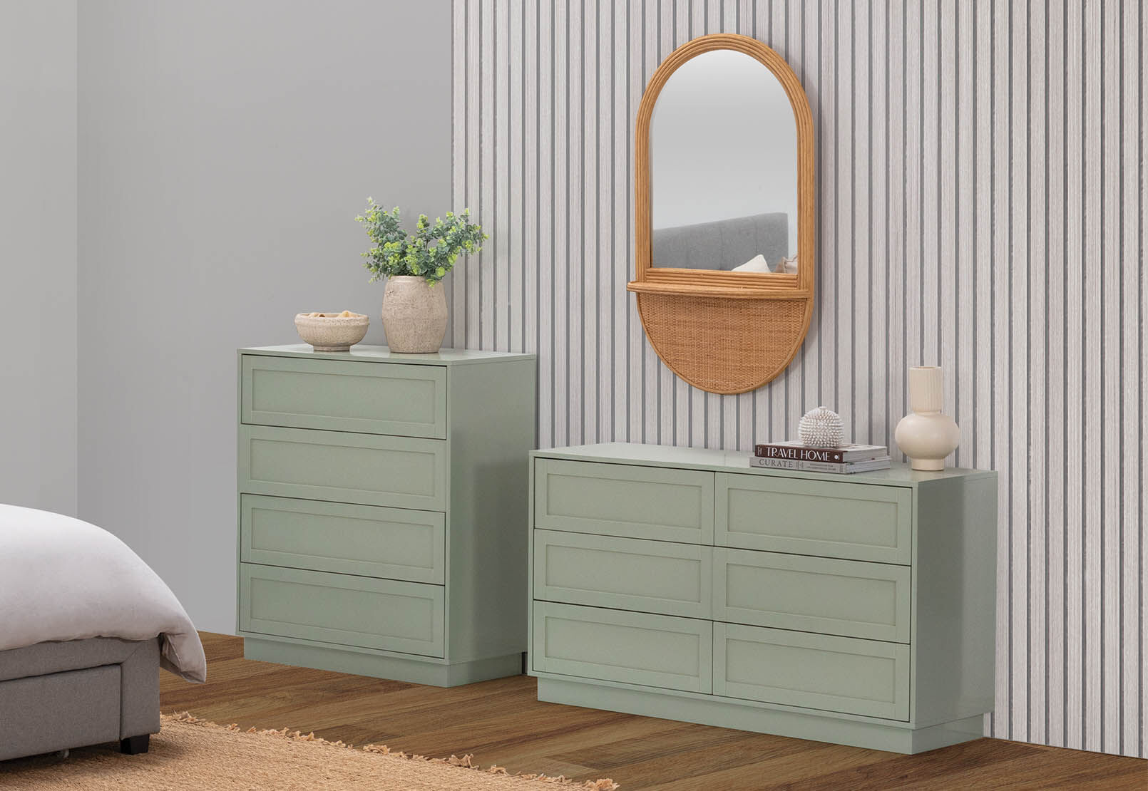 Superchoice 6 drawer dresser top