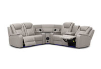 SENTINAL MK2 LEATHER - 4 Piece Corner with RHF Console SENTINAL MK2 LEATHER