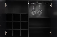 DELGADO - Black Wine Cabinet DELGADO
