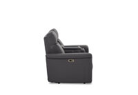 SERGIO LEATHER - 3 Seater with 2 Inbuilt Electric Recliners SERGIO LEATHER