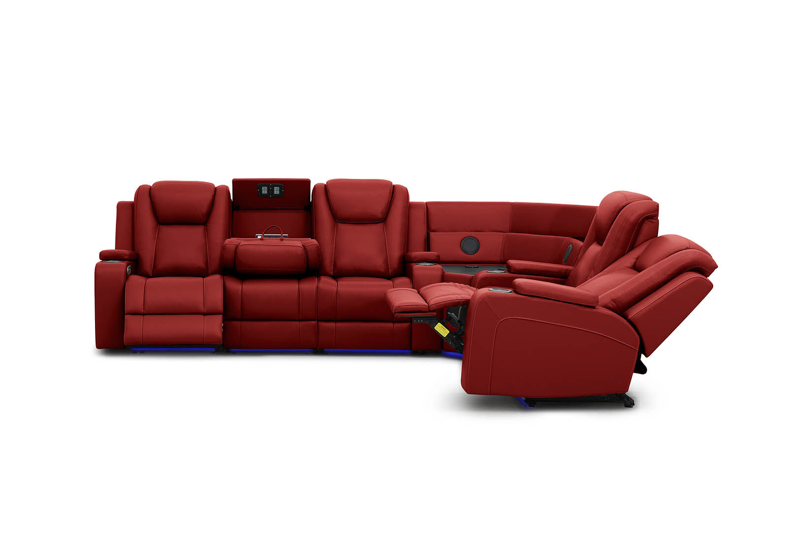 SENTINAL MK2 LEATHER - 5 Piece Corner with LHF 3 Seater SENTINAL MK2 LEATHER