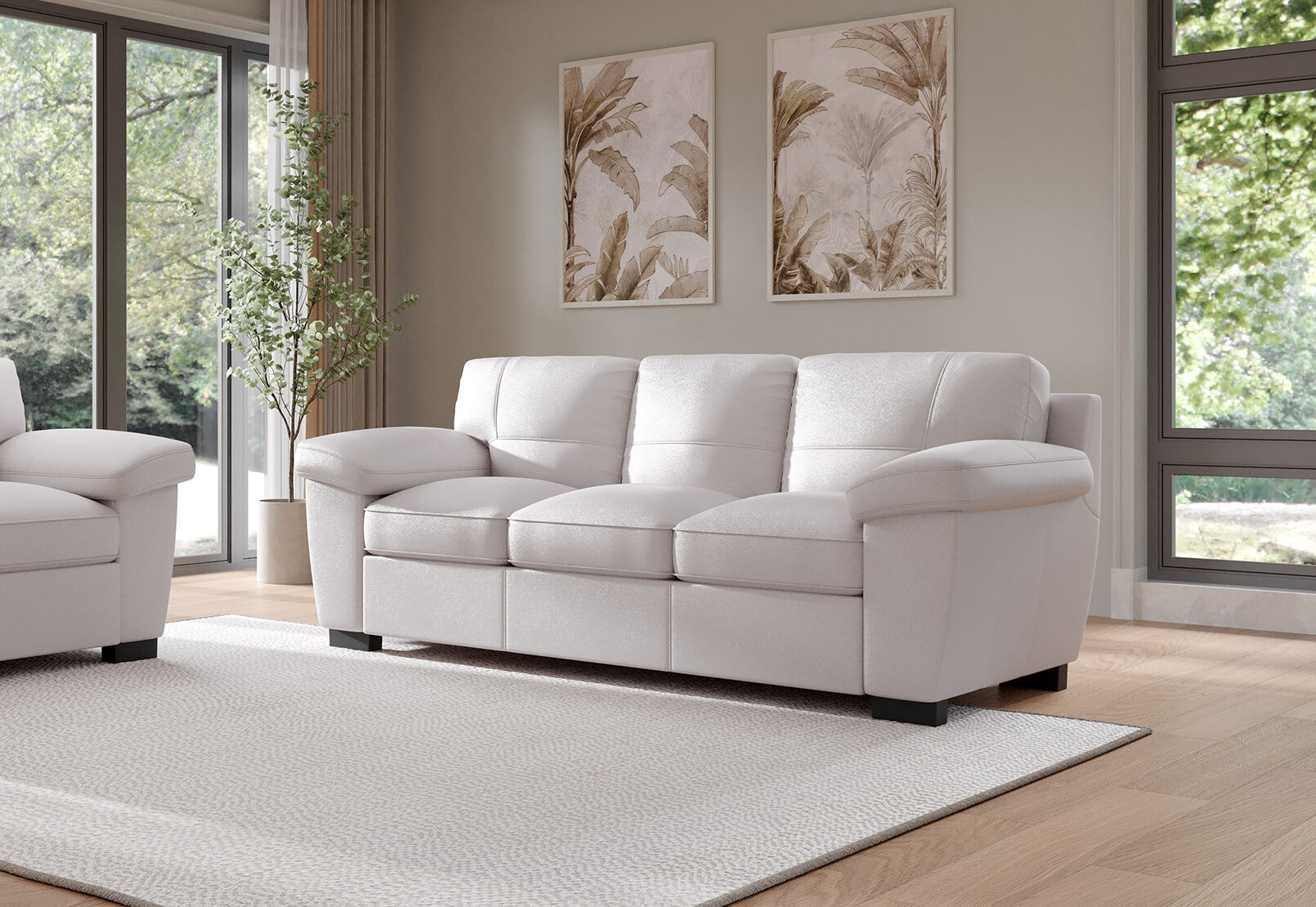 PERSEUS LEATHER - 3 Seater Sofa PERSEUS LEATHER
