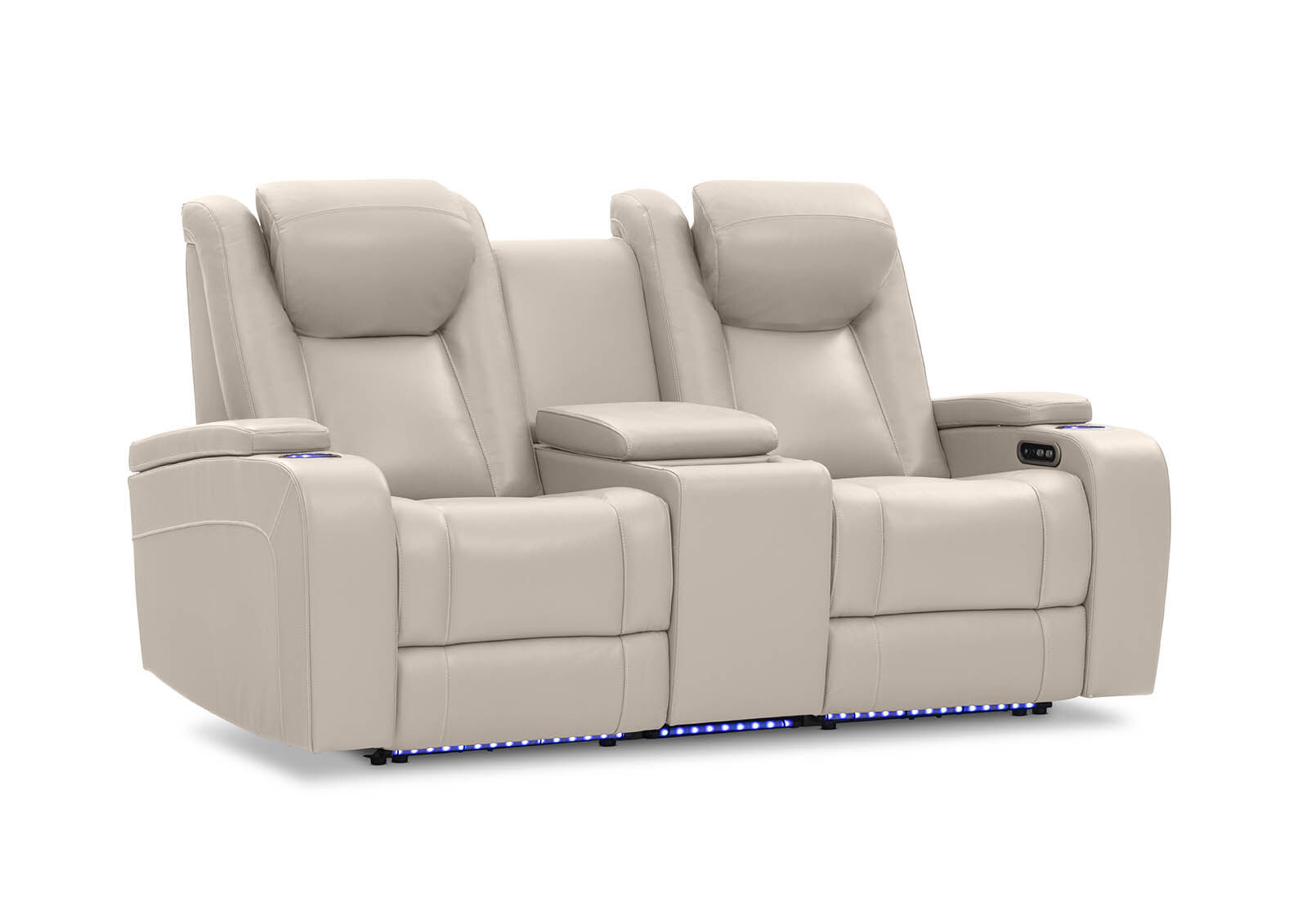 SENTINAL MK2 LEATHER - 2 Seater with 2 Electric Recliners and Console SENTINAL MK2 LEATHER