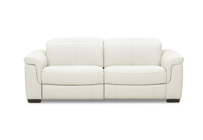 LUCIANO - Leather 2.5 Seater Sofa with 2 Electric Recliners