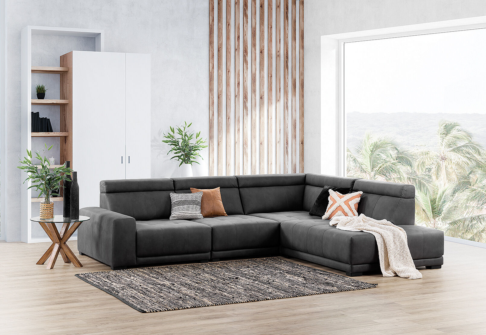 MORRISON - Fabric Corner Chaise MORRISON