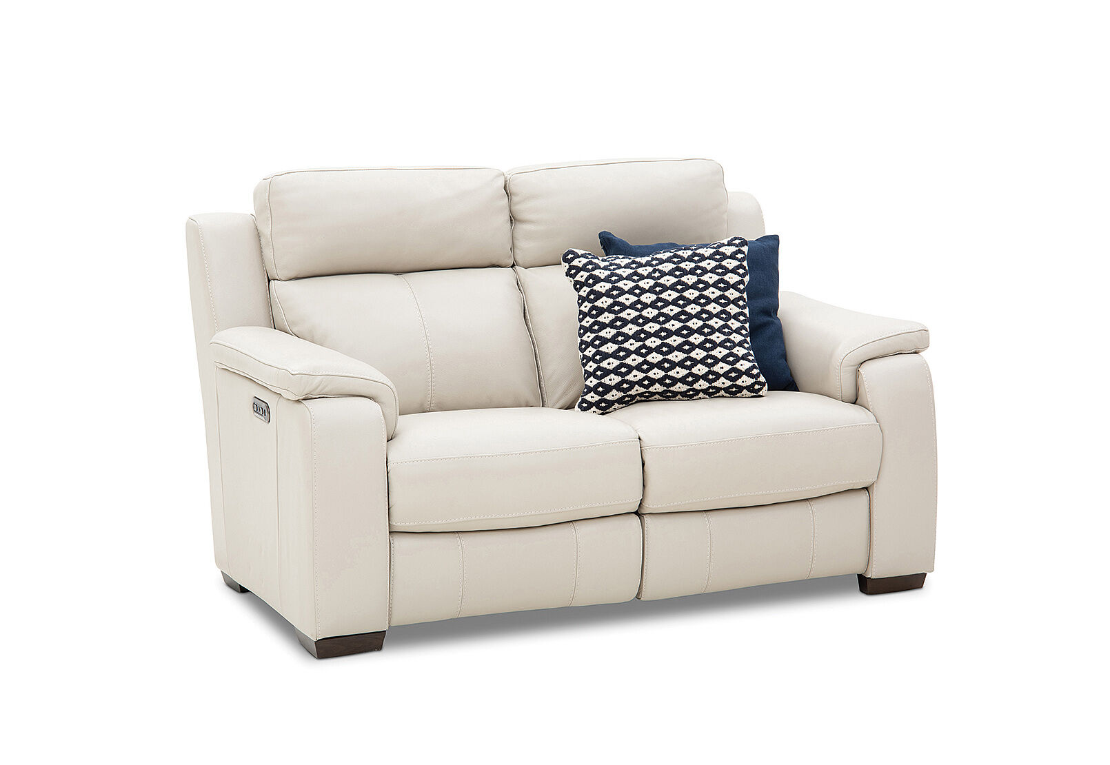 CAPELLO - Leather 2 Seater Sofa with 2 Inbuilt Electric Recliners CAPELLO