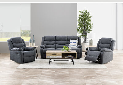 PRESCOTT - Fabric 3 Piece Suite