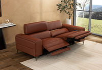 SINATRA LEATHER - 3 Seater with 2 Inbuilt Electric Recliner SINATRA LEATHER
