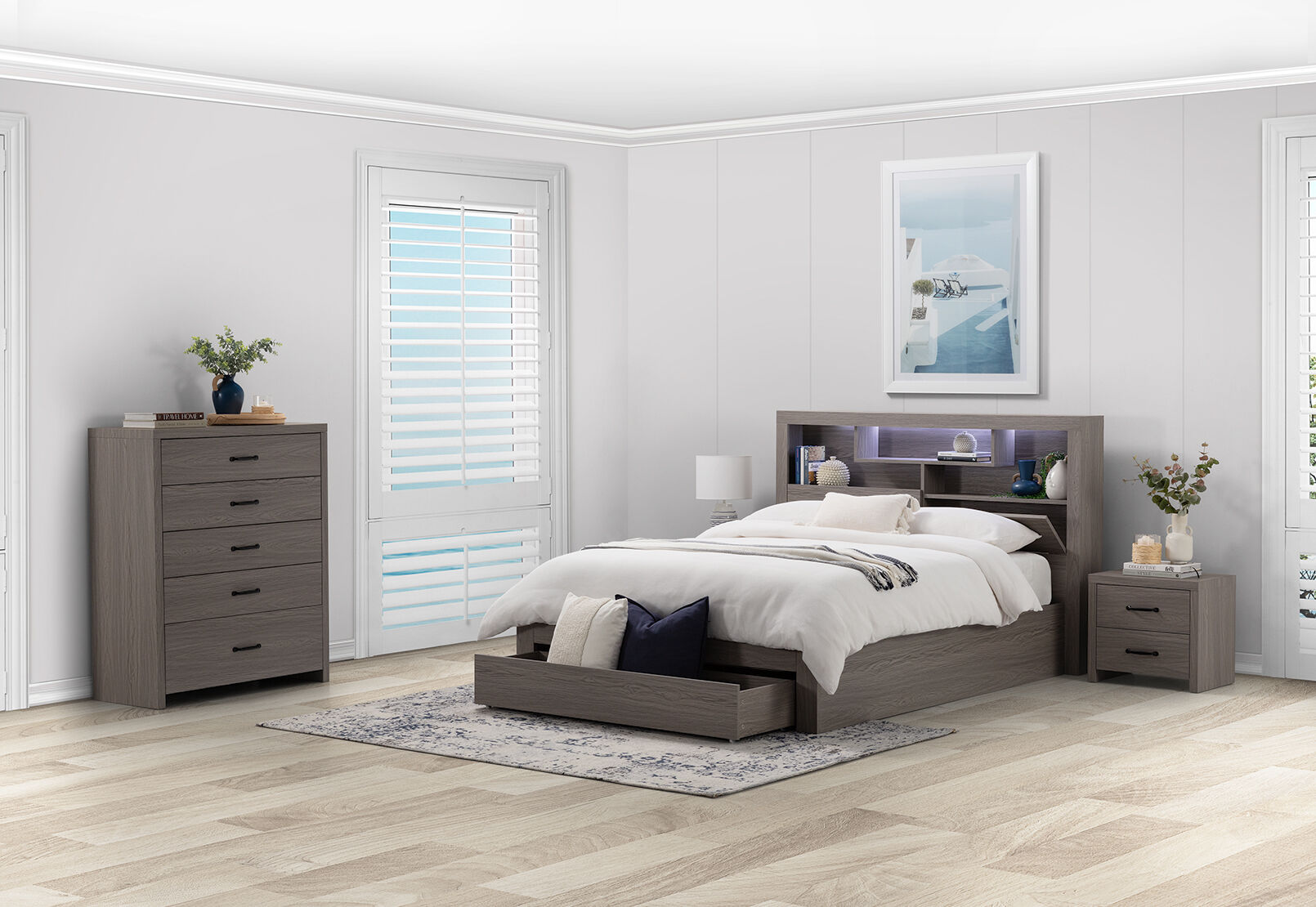 GEOVANA - Queen Lift Bed GEOVANA