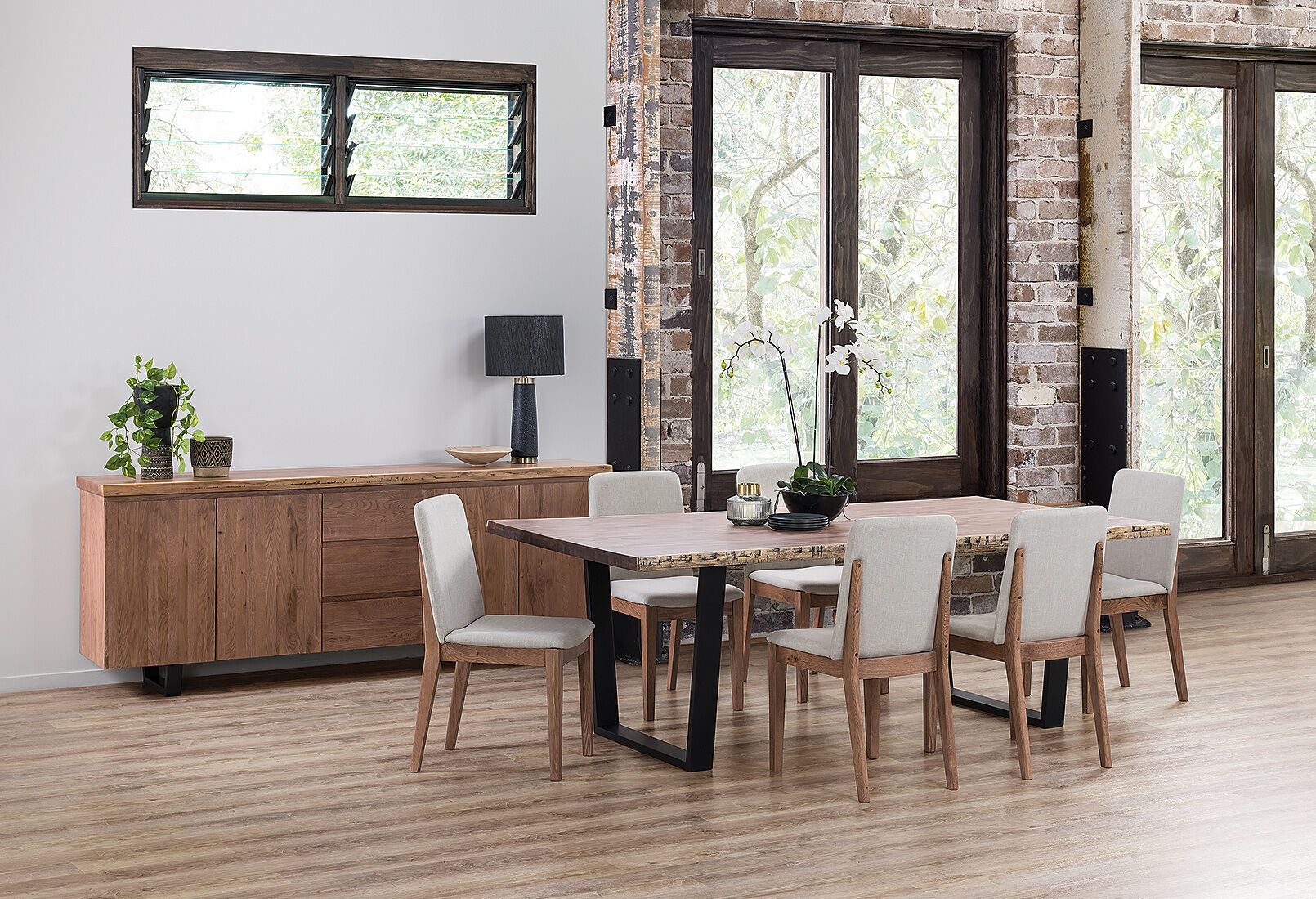 NERO - 7 Piece Dining Suite NERO
