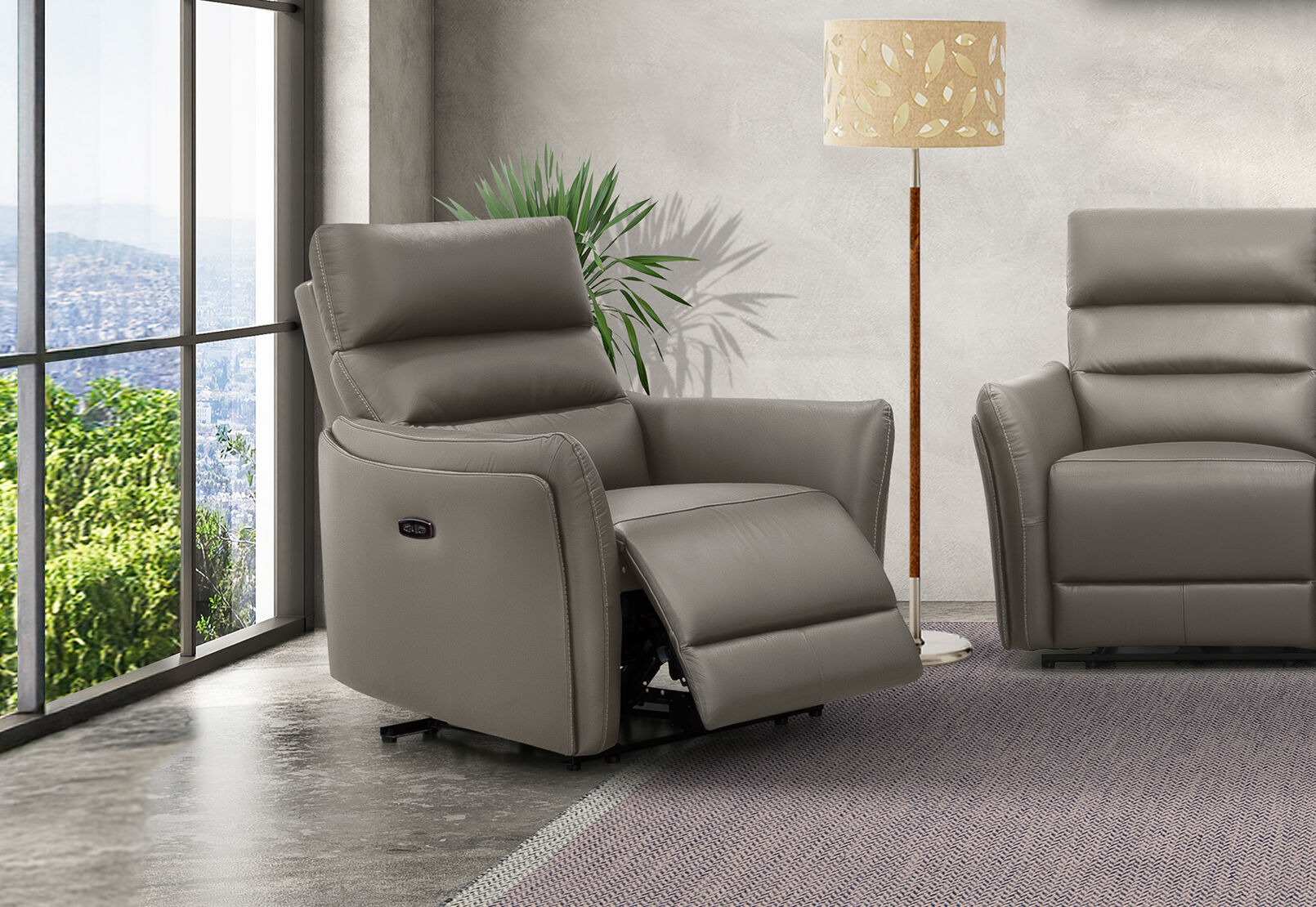 REMUS LEATHER - Electric Recliner (Leather) REMUS LEATHER