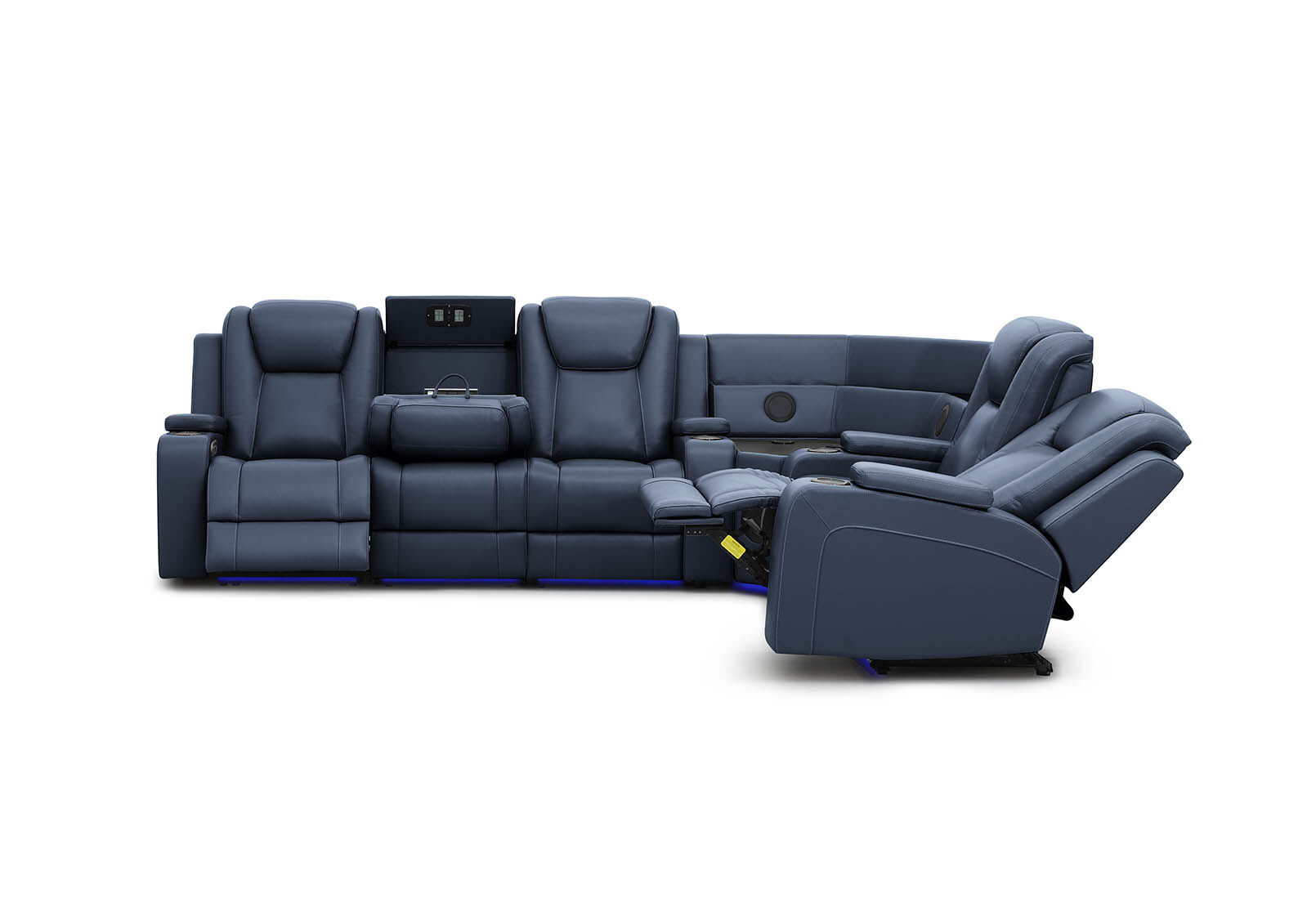 SENTINAL MK2 LEATHER - 5 Piece Corner with LHF 3 Seater SENTINAL MK2 LEATHER