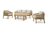 KUSUMA - 4 Piece Outdoor Lounge Setting KUSUMA
