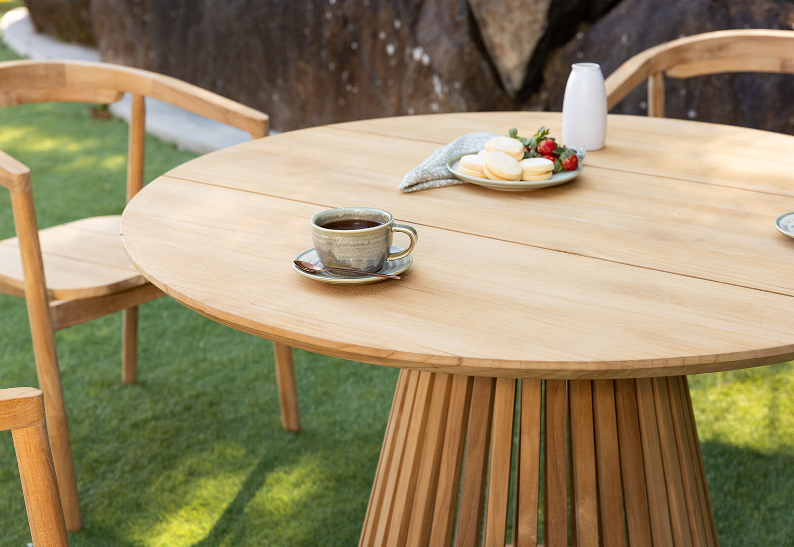 BALMAYNE - 5 Piece Outdoor Dining Setting BALMAYNE