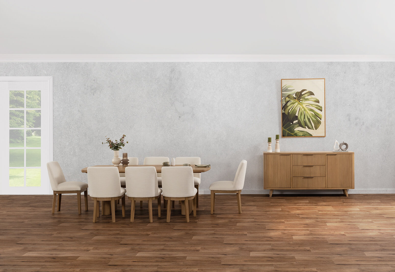 MIRAN - 9 Piece 2100 Dining Suite with Cora Chairs MIRAN