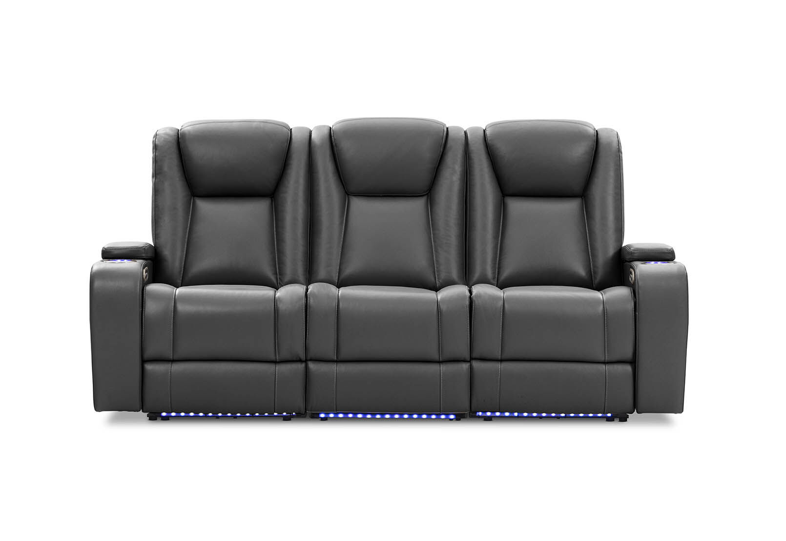 SENTINAL MK2 LEATHER - 3 Seater with 2 Electric Recliners SENTINAL MK2 LEATHER