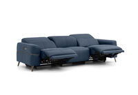 SERAFINI LEATHER - 3.5 Seater with 2 Inbuilt Electric Recliners SERAFINI LEATHER