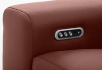 SINATRA LEATHER - Media 2 Seater with Inbuilt Electric Recliners SINATRA LEATHER