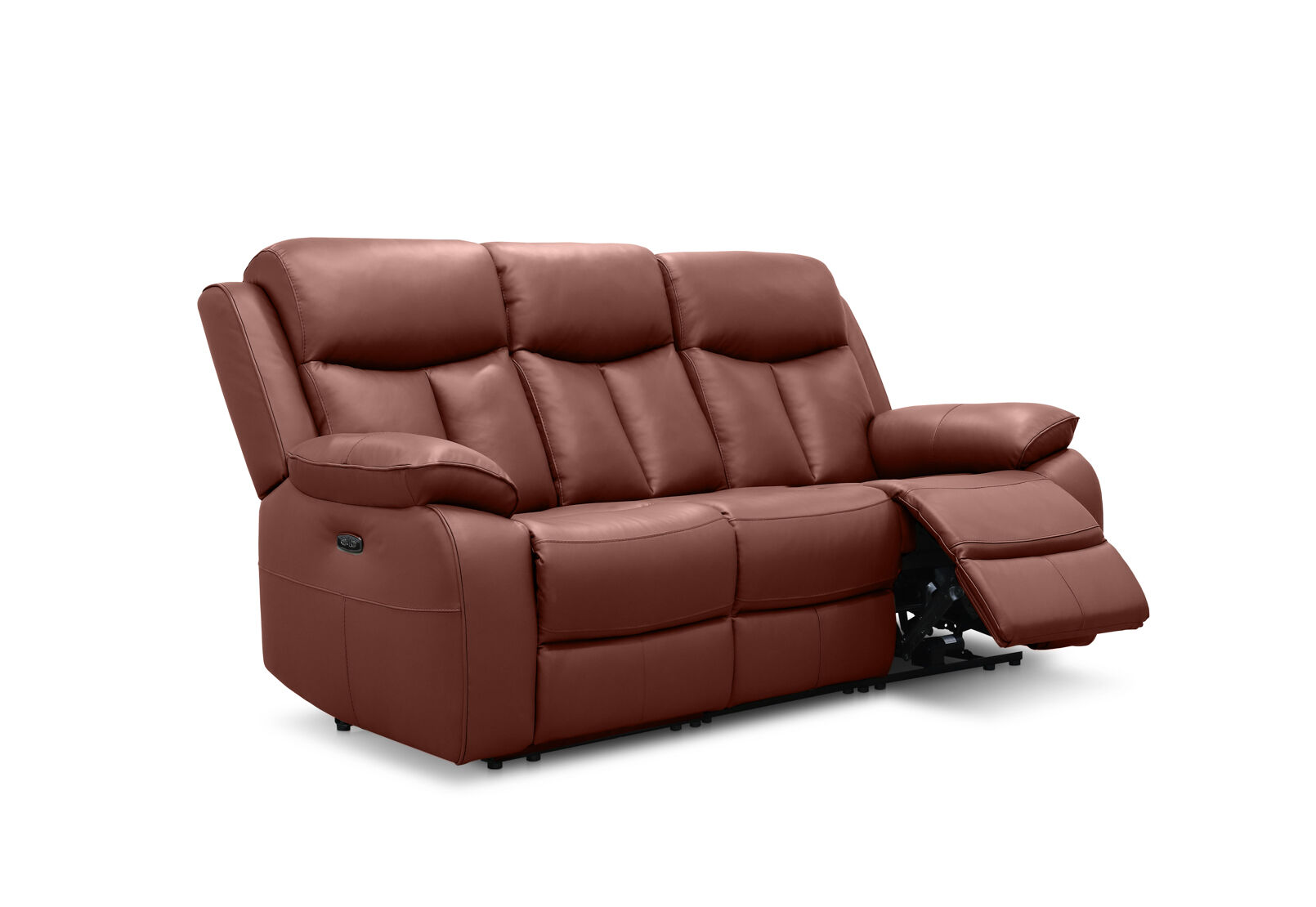 DACIA LEATHER - 3 Seater Sofa with 2 inbuilt Electric Recliners DACIA LEATHER